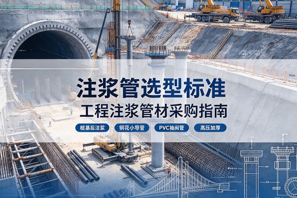 兴宾注浆管选型标准