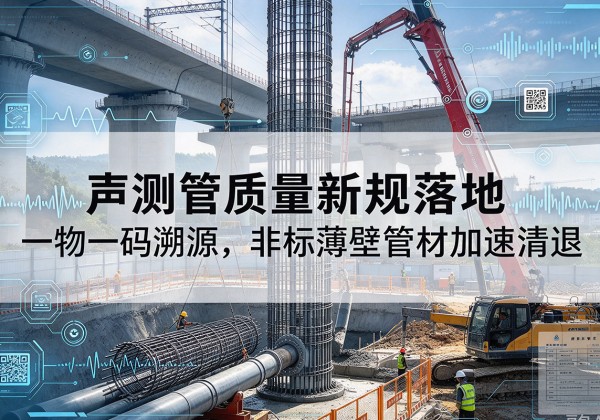兴宾声测管质量新规落地，一物一码溯源，非标薄壁管材加速清退