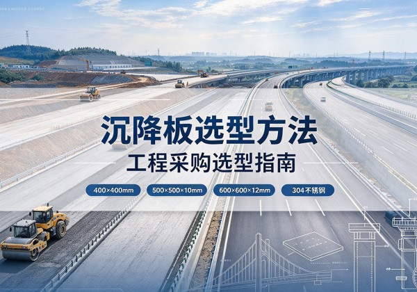 兴宾沉降板选择方法